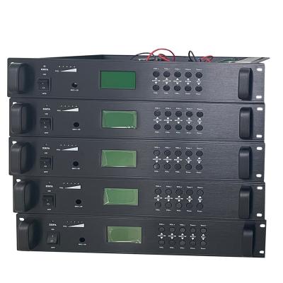 China 100V or 4-16 Ohm PA System Power Amplifier Installations 1U/2U/3U PA Power Amplifier IP System Public Professional Public Address System for sale