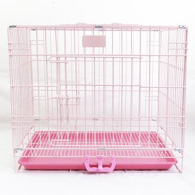 China Breathable 2022 Stainless Steel Dog Cage Pet Cages Heavy Duty Stackable Dog Crates Carriers &Amp Houses Dog Crates DIY Diggs Crates for sale