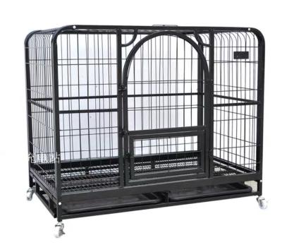 China Breathable Heavy Duty Portable Commercial Dog Cage Dog Cage Heavy Duty Portable Dog Cage Pet Carrier Pet Facilities Metal Cage China Double Stainless for sale