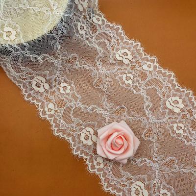 China New Design X3399 Elastic Nylon Spandex Lace Edge Trim For Underwear And Eyelash Bra for sale