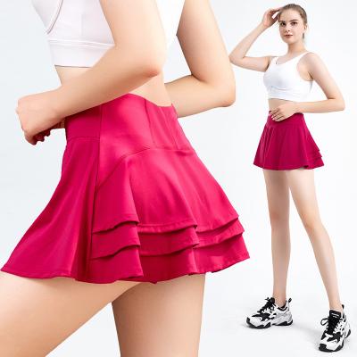 China Factory Wholesale Breathable Quick Dry Ladies Golf Wear Workout Dress With Pockets Tennis Custom Pleated Skirt For Women for sale