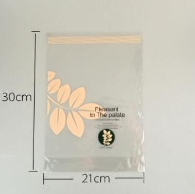 China 21*30*6.5cm BOPP  FOOD GRADE BAG FOR BREAD , CAKE for sale