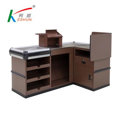 China Supermarket supermarket cashier checkout low price counter counter table for sale