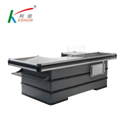 China Hot Selling and High Quality Supermarket Retail Checkout Counter Supermarket Cashier Desk for sale