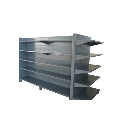 China Durable Corrosion Protection Hot Sale Metal Double Side Retail Display Supermarket Shelf for sale