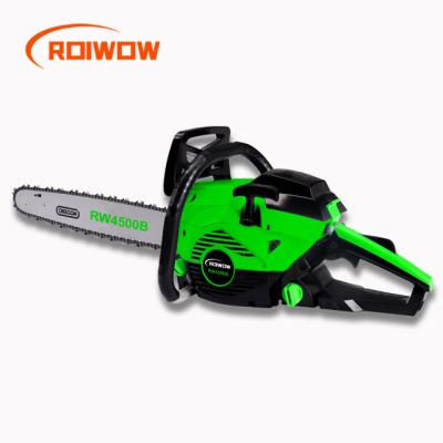 China 2-Stroke 45CC Gasoline Powered Chainsaw Cutter Gasoline Chainsaws Gas Wood Chainsaw for sale