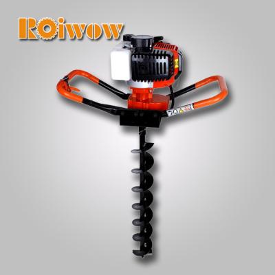 China Anti - Skid Handle 52CC Gasoline Earth Auger , Gasoline Garden Earth Drilling Machine for sale