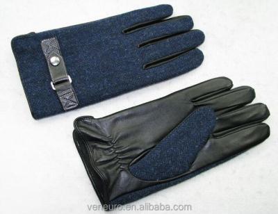 China Comfortable Customized Dress Fashion Leather Gloves Winter Outdoor Leather Gloves For Men for sale