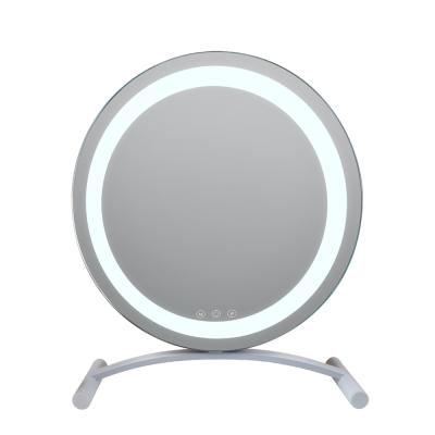 China Lighted Makeup Table With Lighted Mirror Hollywood Vanity Style Makeup Mirror for sale