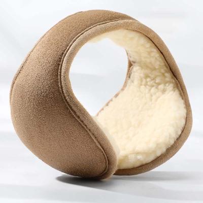 China Fleece Ear Warmers Ear Bag Plush Soft Feeling Ear Muffs Warm Cover Winter Hearing Protection Ear Muffs for sale