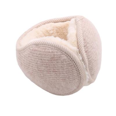 China Fashion\\durable Comfortable Winter Knitted Ear Muffs Foldable Plush Ear Warmer Hearing Protection Ear Rate Cover for sale