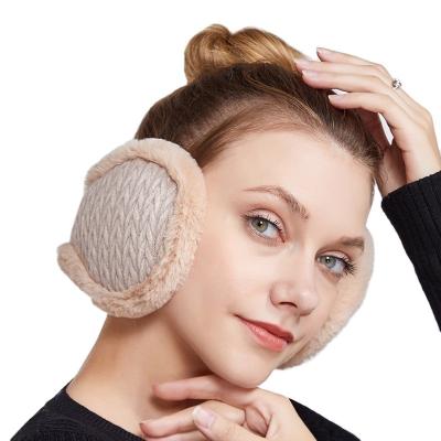 China Soft Feeling Warm Fleece Ear Cover Warmer Winter Hearing Protection Earmuffs Ear Muffs For Women for sale