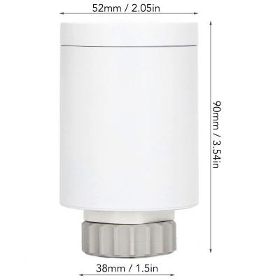 China Modern Newly Arrived Tuya Voice Control Zigbee3.0 Wifi TRV Thermostat Radiator Actuator 6+1 for sale