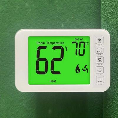 China Air Conditioning Modern Bestselling Thermostatic Glass Remote Touch Screen Wifi Coil Fan Digital Voice 16A Radio Thermostatic Valve for sale