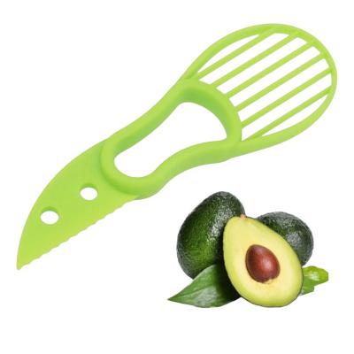 China Stocked 3 In 1 Avocado Diced Corer Slicing Peeler Cutter Tool for sale