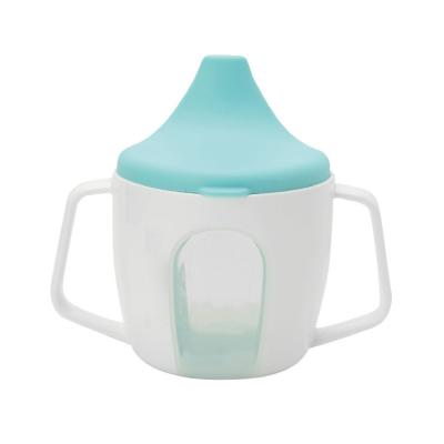 China Baby Drinking Cups China BPA Free Care Supplies Feeding Bottle Trainer Sippy Cup Bottle With Straw for sale