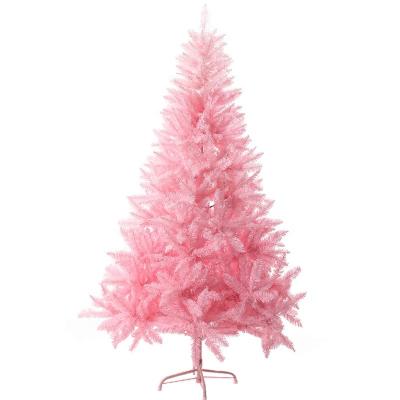 China Popular Christmas Tree Ready to Ship Wholesale 7ft/210cm Holiday Artificial Christmas Tree, Pink, Include Stand, Christmas Factory for sale