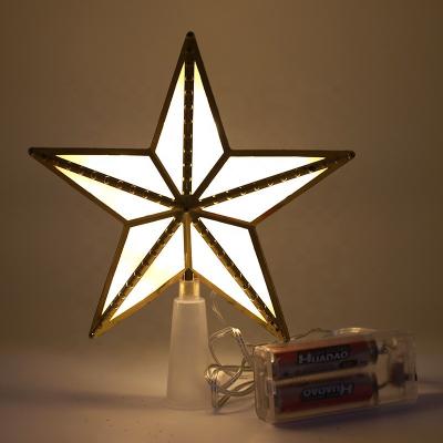 China Fashionable Christmas Tree Toppers Star LED Lighted Christmas Decorations for sale