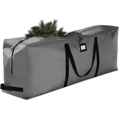 China Sustainable Christmas tree storage bag - fits artificial dismantled trees up to 7.5 ft tall, durable handles and smooth double zipper for sale