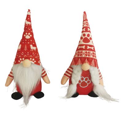 China Hot Sale Christmas Stuff 2022 Christmas Festival Gnome Elf Christmas Doll Home Party Gift Decoration Plush Cloth Handmade Toys for sale