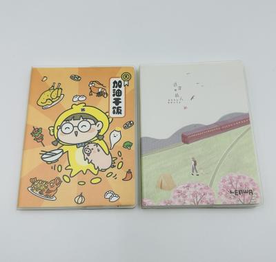 China PP Cover Soft Notebook PP Dust Cover And Full Color Cover Printed A6 Customizable Notebook for sale