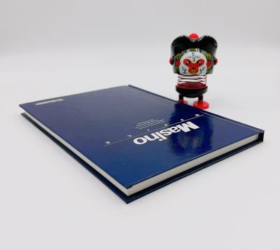 China Customized Staionary Notebook 2023 Navy Blue Hardcover Top Selling Notebook for sale