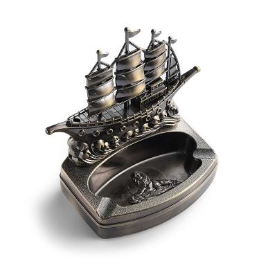 China Popular Pirates Hotel Vintage Cigarette Ashtray Souvenir Items 60*110*125mm for sale