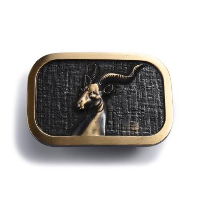 China High End Mens Metal Belt Buckle / Metal Strap Adjuster Buckle Antirust for sale