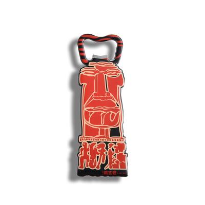 China OEM custom metal epoxy beer bottle opener for sale