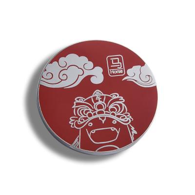 China Durable Enamel Metal Refrigerator Magnets , Round Refrigerator Magnets for sale