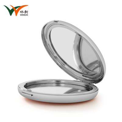 China ODM Mini Compact Magnifying Mirror / Womens Pocket Mirror Foldable for sale