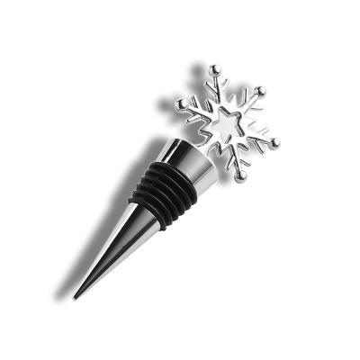 China Snow Head Metal Wine Stopper Creative Wedding Gifts Any Colour Optional for sale