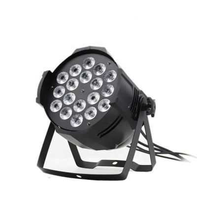 China Club Pro Dmx RGBWA 6in1 18x18W UV Wash Par64 Can Led Light With Factory Price for sale