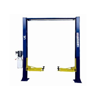 Chine UE-2P5T 5T Hydraulic Single Side Manual Open Floor Gantry 2 Posts Vehicle Lift 2 Post Air Baseless Clear Car Lift 5000kg à vendre