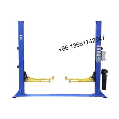 China EU-4.0TPG Steel Floor Frame Two-Column Lift (Electromagnetic Open) 2 Post Base Plate Car Lift en venta