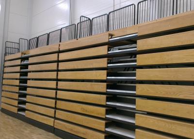 China Natural Telescopic Tribunes , Indoor Bleacher Systems For Arena / Gyms for sale