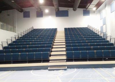 China Conference Center Tiered Seating Systems / Semi Automatic Foldable Bleacher Seats for sale