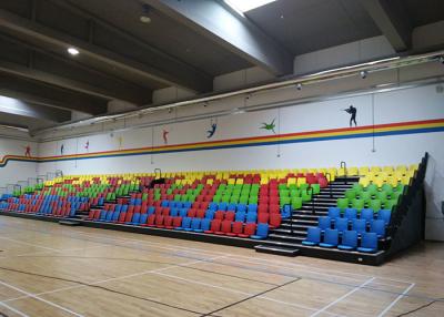 China Bespoke Retractable Theater Seating / Retractable Indoor Bleachers With Riser Mounting for sale