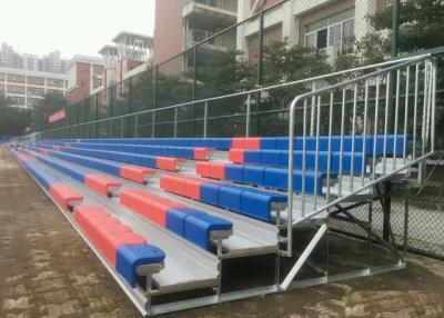 China Fixed Aluminum Outdoor Bleachers / Bottom Stable Temporary Stadium Seating for sale