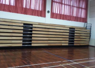 China Tiered Retractable Bleacher Seating With Firm Frame Configuration for sale