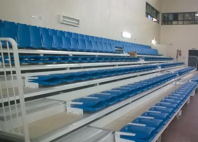 China Exhibition Hall Retractable Bleacher Seating With Various Platform Types for sale