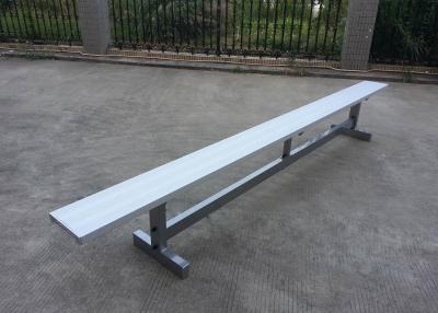 China Portable Outdoor Aluminum Benches Backrest Non Rusting For Swimming Pools for sale