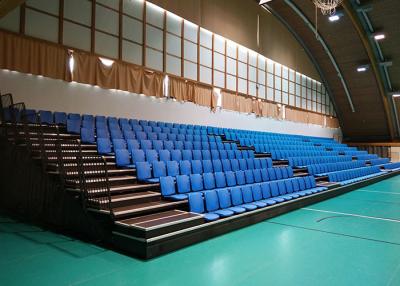 China Multisport Movable Stadium Seating / Retractable Gym Seating With Anatomically Contoured for sale