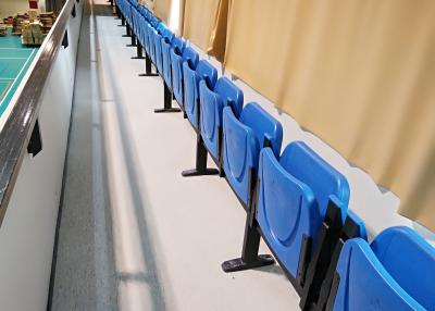 China Fixed Economical Sports Stadium Seats Plastic Nose Mounting With A Folding Back for sale