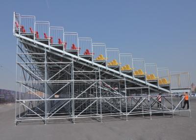 China El asiento portátil desmontable representa/los blanqueadores de aluminio del estadio torneos del golf en venta