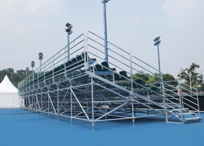 China Aluminium Temporary Grandstand Manual Control System Low Maintenance For Rental for sale