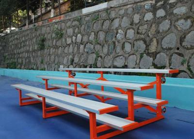 China Portable Temporary Spectator Stands With Fixed Bleacher / Pneumatic Wheels for sale