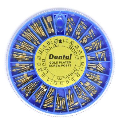 China Dental Regional 20 Pcs / DENTAL CONICAL NORDIN VIS POST Box Pure Titanium / Gold Plated / Stainless Steels for sale