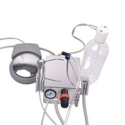 China Dental Portable Metal 2/4 Holes Turbine Unit Work With Air Compressor 3 Way Syringe For Teeth Whitening for sale