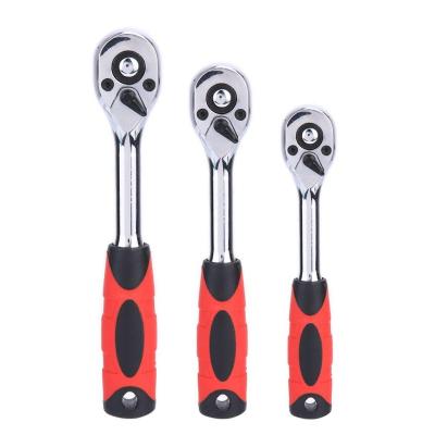 China Mini 1/4 3/8 1/2 72 45# Teeth Ratchet Spanner Release Ratchet Socket Wrench High Speed ​​Steel Hand Repairing Tool One Type Professional for sale